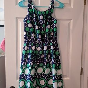Fun polkadot Banana Republic fit n flare dress